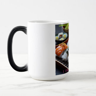 「日本の寿司：至福のひととき（Japanese Sushi: A Moment of Bliss）」 Magic Mug