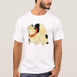 日本猫, 国芳 Japanese Cat, Kuniyoshi, Ukiyo-e T-Shirt