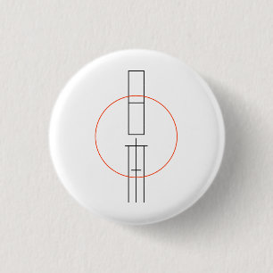 日本 1 INCH ROUND BUTTON