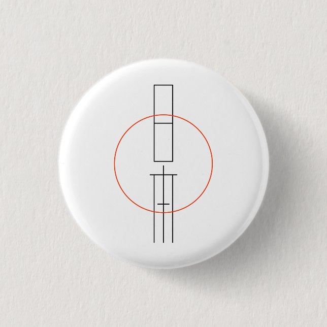 日本 1 INCH ROUND BUTTON (Front)
