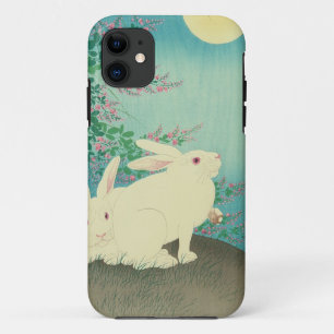 月と兎, 古邨 Rabbits & Moon, Koson, Ukiyo-e iPhone 11 Case