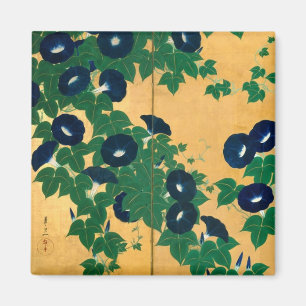 朝顔（部分）, 其一 Morning glory(detail), Kiitsu Magnet