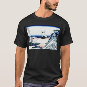 東都浅草本願寺, 北斎 View Mt.Fuji from Asakusa, Hokusai T-Shirt