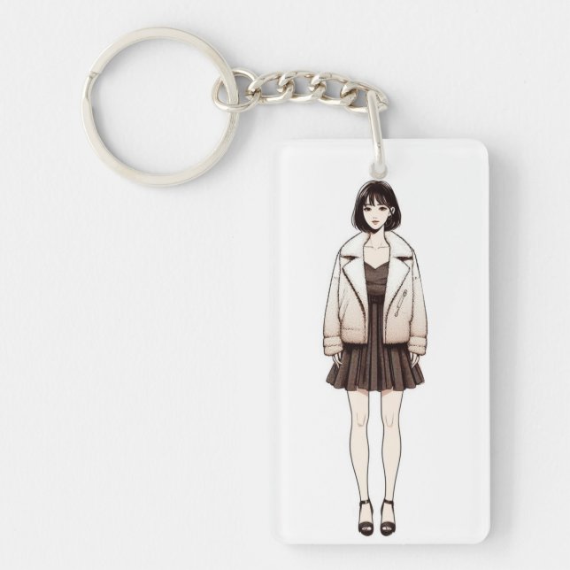 桜井 美月 sakurai mizuki) keychain (Front)