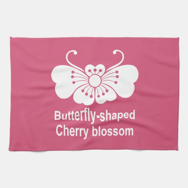 桜胡蝶 KITCHEN TOWEL (Horizontal)