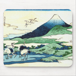 梅沢, 北斎 View Mt.Fuji from Umezawa, Hokusai, Mouse Pad