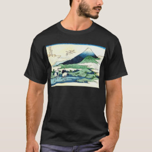 梅沢, 北斎 View Mt.Fuji from Umezawa, Hokusai, Ukiyo-e T-Shirt