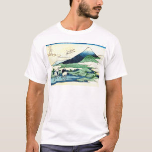 梅沢, 北斎 View Mt.Fuji from Umezawa, Hokusai, Ukiyo-e T-Shirt
