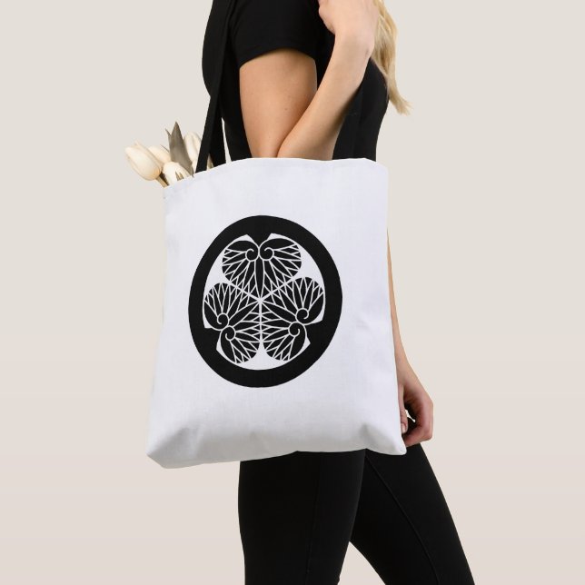 水戸葵（１７蕊） TOTE BAG (Close Up)
