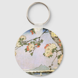 江戸の桜, 広重 Cherry Blossoms of Edo, Hiroshige Keychain