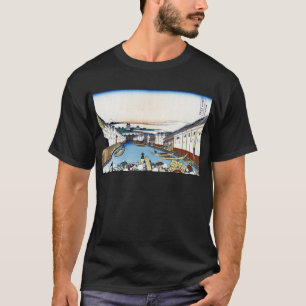 江戸日本橋, 北斎 View Mt.Fuji from Nihonbashi, Hokusai T-Shirt
