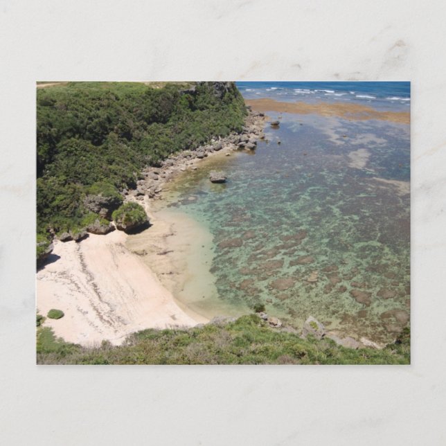 沖縄の海　Sea of Okinawa (Miyagi Island) Postcard (Front)