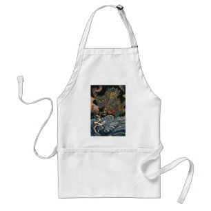 海龍, 国芳, Sea Dragon, Kuniyoshi, Ukiyo-e Standard Apron