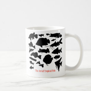 淡水性熱帯魚の影絵の優良製品 COFFEE MUG