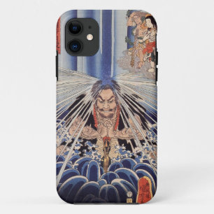 滝に打たれる僧, 国芳 Monk in the Waterfalls, Kuniyoshi iPhone 11 Case