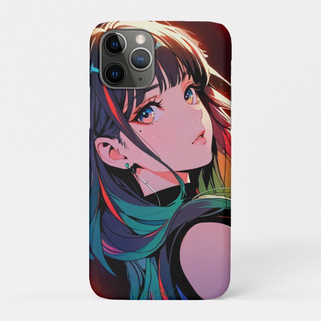 煌霞の少女【Radiant Haze Girl】  Case-Mate iPhone Case (Back)