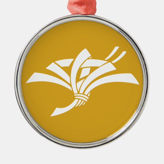 熨斗鶴 METAL ORNAMENT (Front)