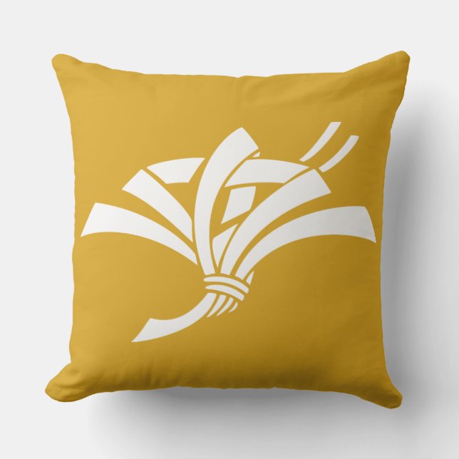 熨斗鶴 THROW PILLOW (Front)