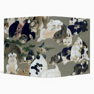 百犬図, 伊藤若冲 Hundred Dogs, Itō Jakuchū Binder