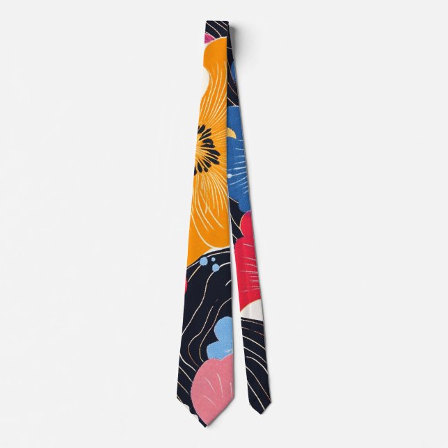 百花繚乱 Reimagined4 Tie (Front)