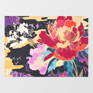 百花繚乱 Reimagined Window Cling