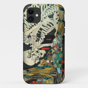 相馬の古内裏,国芳 Skeleton manipulated by Witch, Kuniyoshi iPhone 11 Case