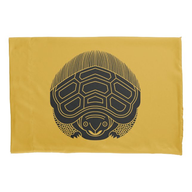 真向い亀 PILLOWCASE (Front)