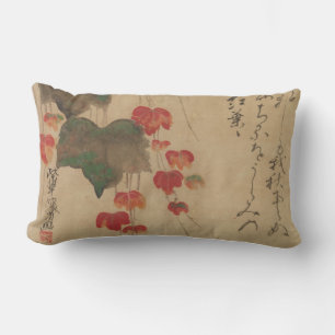 秋蔦, 乾山 Autumn Ivy, Kenzan, Japan Art Lumbar Pillow
