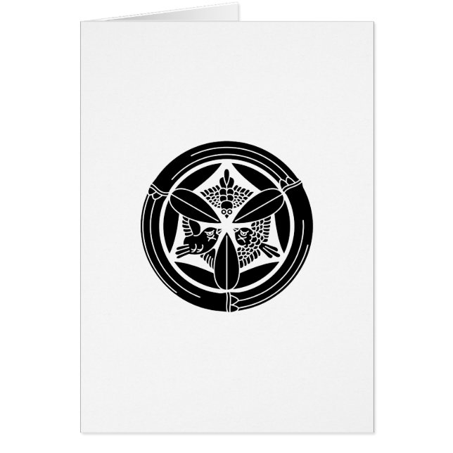 竹の丸に三羽雀 (Front)