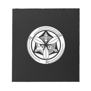竹の丸に三羽雀 NOTEPAD