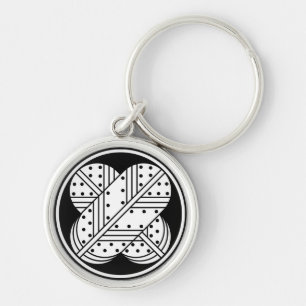 糸輪に斑いり違い鷹の羽 KEYCHAIN
