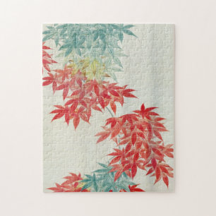 紅葉, 其一 Japanese maple tree, Kiitsu Jigsaw Puzzle