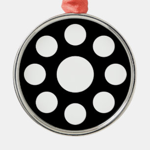 細川九曜 METAL ORNAMENT