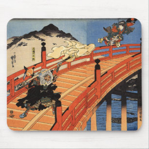 義経と弁慶, 国芳, Yoshitsune & Benkei, Kuni Mouse Pad