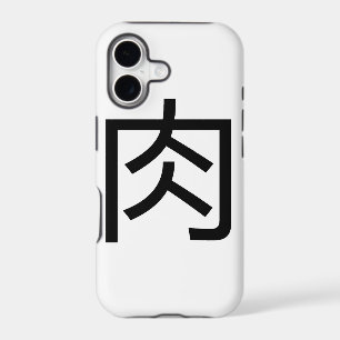 肉 Meat Niku Mi-to Japanese Script Meat Kanji Nik