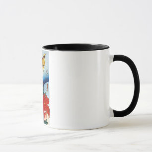 芙蓉に鳥, 広重 Bird & Mutabilis, Hiroshige, Ukiyo-e Mug
