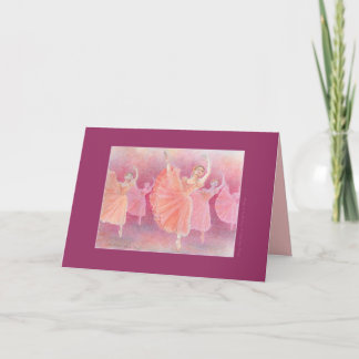 花のワルツ バレエグリーティングカード HOLIDAY CARD
