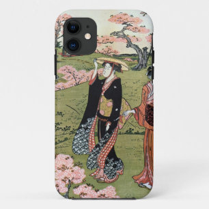花見（三）, 清長  Flower Viewing(3), Kiyonaga, Ukiyo-e iPhone 11 Case