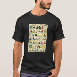 英単語表, 亀吉 Table of English words, Ukiyo-e T-Shirt