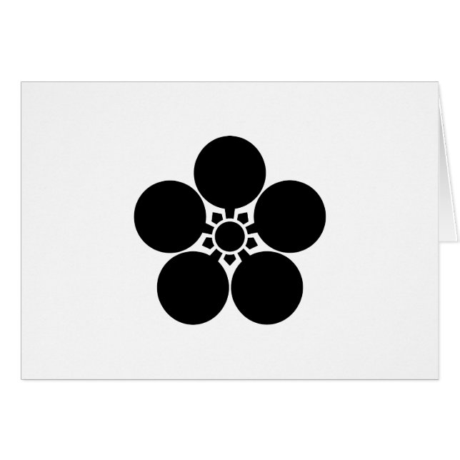 菅家梅鉢 (Front Horizontal)