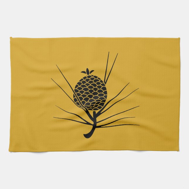 葉付松毬 KITCHEN TOWEL (Horizontal)