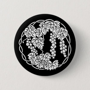 葡萄の丸 2 INCH ROUND BUTTON