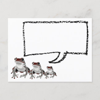 赤カエル　ポストカード POSTCARD