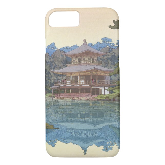 金閣寺, Kinkaku-ji, Hiroshi Yoshida, Woodcut Case-Mate iPhone Case (Back)