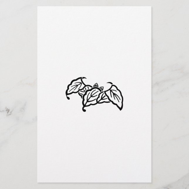 陰 蝙 蝠 柏 STATIONERY (Front)