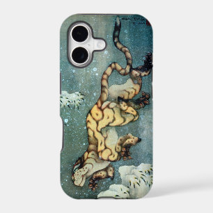 雪中虎図, 北斎 Tiger in the Snow, Hokusai, Art