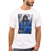 青春のインディゴ/Indigo Youth Tshirts | 東京娘 GenerartiveAI