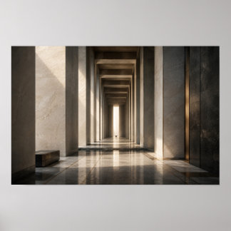静かな回廊 — Aurema (Landscape) Poster