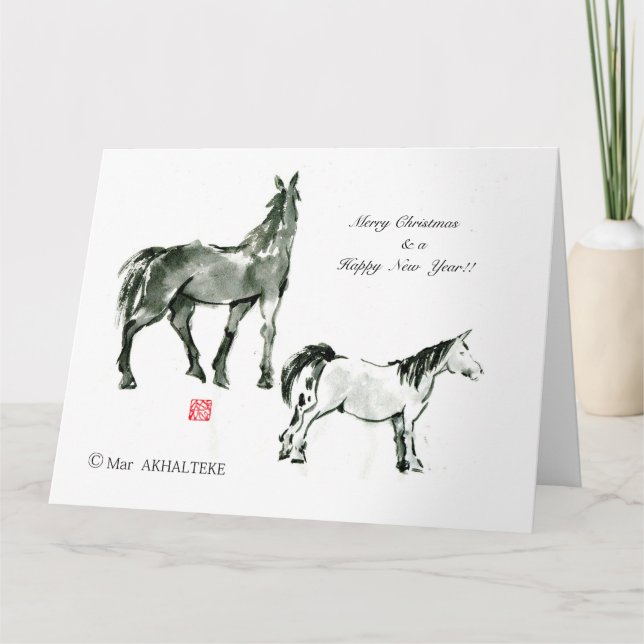 馬日本の馬武芸馬術角 CARD (Front)