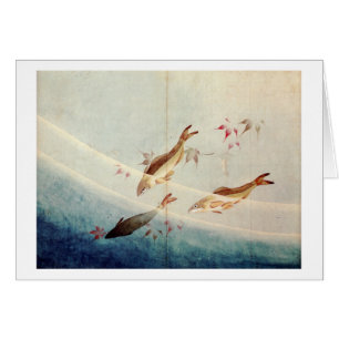 鮎, 北 斎 Poisson doux, Hokusai, Art